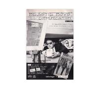 FKBALCZ Mini poster vintage original sur toile Coupure de journaux - Beastie Boys - Ill Communiation - Décoration pour chambre à coucher, bureau, chambre, cadeau (60 x 90 cm)