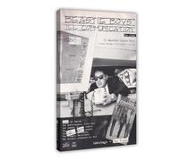 FKBALCZ Mini poster vintage original sur toile Coupure de journaux - Beastie Boys - Ill Communiation - Décoration pour chambre à coucher, bureau, chambre, cadeau (40 x 60 cm)