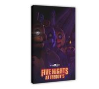 FKBALCZ Poster du film Five Nights At Freddy's 2023 - Décoration pour chambre à coucher, bureau, chambre - Cadeau - 30 x 45 cm