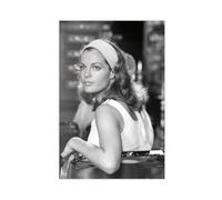 FKBALCZ Poster rétro de l'acteur Romy Schneider sur toile pour décoration de chambre à coucher, bureau, chambre, cadeau (60 x 90 cm)