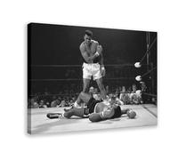 FKBALCZ Poster sur toile Muhammad Ali - Décoration murale pour salon, chambre à coucher - 30 x 45 cm