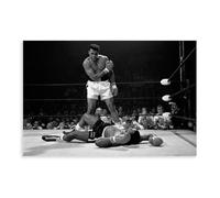 FKBALCZ Poster sur toile Muhammad Ali pour décoration de chambre à coucher, bureau, chambre, cadeau 30 x 45 cm