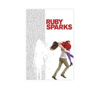 FKBALCZ Poster sur toile Ruby Sparks - Décoration murale pour salon, chambre à coucher - 50 x 75 cm