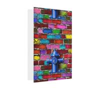 FKGKDF Carte de vœux imprimée brique colorée, papier nacré avec enveloppe, pour Noël/anniversaire/Saint-Valentin