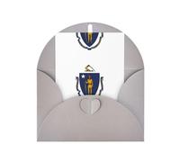 FKGKDF Carte de vœux imprimée drapeau de l'État du Massachusetts, papier nacré avec enveloppe, pour Noël/anniversaire/Saint-Valentin