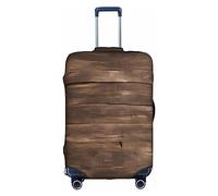 FKGKDF Housse de bagage rustique avec impression bois de grange ancienne pour valises, housse de protection de valise, installation simple et pratique, blanc, X-Large, Tendance