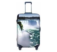 FKGKDF Niagara Housse de protection pour valises Motif automne Installation simple et pratique, blanc, X-Large, Tendance