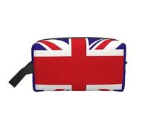 FKGKDF Trousse de toilette de voyage avec imprimé drapeau du Royaume-Uni, grande capacité de rangement pour cosmétiques, articles de toilette