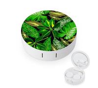 fkgvwo Etui pour Lentilles De Contact Plantes Vertes Boite À Lentilles De Contact pour Maison Voyage