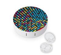 fkgvwo Etui pour Lentilles De Contact Points De Couleur Boite À Lentilles De Contact pour Maison Voyage