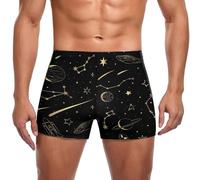 fkgvwo Fusée Ciel Étoilé Homme Maillot De Bain Slip Short De Bain Swim Briefs Swimming Trunks Boxer