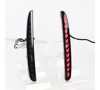 FKHBZM 1 Ensemble Voiture Pare-chocs Arrière Antibrouillard Feu Stop Dynamique Clignotant Réflecteur Pour Pour Civic Type R 2016-2020(C 3 Functions 2)