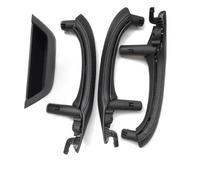 FKHBZM Ensemble De Housses En Cuir Pour Poignée Porte Intérieure Gauche/droite Voiture, Pour BMW X3 X4 F25 F26 10-16(LHD Set Black10)