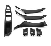 FKHBZM Poignées De Porte Intérieures Voiture À Conduite Gauche, Ensemble 7 Pièces Pour BMW Série 5 F10 F18 523 525 528(Model A Black6)
