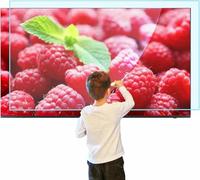 FKINGLRK Film Protecteur d'écran pour téléviseur, antireflet, Anti-lumière Bleue, Anti-Rayures, taux de réflexion jusqu'à 90% pour téléviseurs HD LCD, LED, OLED et QLED 4K