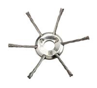 fKiZanthene 1 tête de débroussailleuse en fil d'acier, tête de débroussailleuse durable, 180 mm de diamètre pour le jardin, la terrasse et le chemin pour enlever les mauvaises herbes
