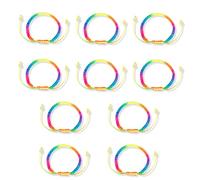 fKiZanthene Bracelets Bresiliens Lot de dix Bracelets Tressés Multicolores Réglables pour Enfant Adolescent et Adulte à Porter en Bracelet dAmitié au Poignet ou en Cheville