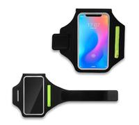 fKiZanthene Brassard pour téléphone portable avec écran tactile, brassard de sport pour la course et le fitness, support de téléphone portable avec compartiment pour clés et bandes réfléchissantes