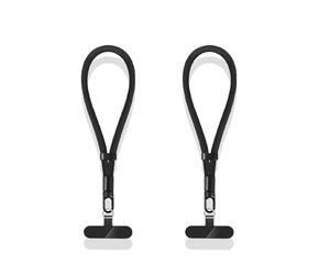 fKiZanthene Dragonne Telephone Portable Lot de Deux Attaches Poignet Réglables avec Cordon et Patch Fin Pour Sécuriser Smartphone Pratique en Voyage Transport Public ou Activités en Extérieur