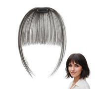 fKiZanthene Frange À Clip Cheveux Naturel Extension À Clip Sans Trace Postiche Léger Airy Bangs Intégration Discrète Pour Coiffage À Domicile Salon Et Mariage