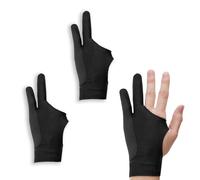 fKiZanthene Gants de Dessin pour Tablette Graphique, Gants Antifouling à Deux Doigts, Respirants et Confortables, Idéaux pour Artistes, Designers et Étudiants