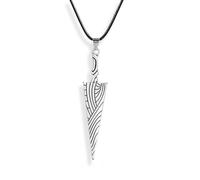 fKiZanthene Hollow Knight Collier avec pendentif en forme d'épée en forme d'ongle pur en alliage pour homme et femme - Accessoire de bijoux inspiré du jeu pour le quotidien et le cosplay