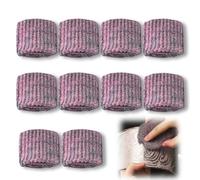 fKiZanthene Lot de 10 Tampons de Laine d’Acier avec Savon, Éponges de Nettoyage pour Cuisine, Four, Grill, Casseroles et Poêles