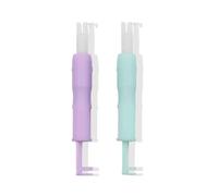 fKiZanthene Lot de 2 Enfile-Aiguilles pour Machine à Coudre, Outil d’Enfilage Automatique et Changeur d’Aiguille, Aide à la Couture pour Personnes Âgées et Débutants (Bleu et Violet)