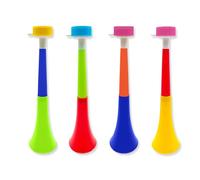 fKiZanthene Lot de 4 cornes de signalisation extensibles en ABS pour encourager et encourager les stades, les événements en plein air et les fêtes à la maison