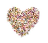 fKiZanthene Lot de 50 mini fleurs artificielles de 2 cm multicolores pour bricolage et décoration, fleurs décoratives pour la maison, les événements et les projets créatifs