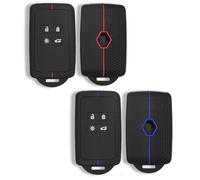 fKiZanthene Lot de Deux Coques de Clé Renault en Silicone, Etui Carte Renault pour Renault Captur/Clio et Dacia, Protection Anti-Choc - pour Maison et Parkings