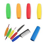 fKiZanthene Manchons dÉcriture en Mousse Antidérapants Lot de cinq Manchons Colorés pour Enfants et Étudiants Adaptés au Matériel dAide à lAutonomie pour Écriture et Dessin à la Maison ou en Classe