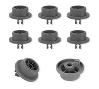 fKiZanthene Roulette Lave Vaisselle Lot de huit Roulettes Gris pour Panier de Lave Vaisselle Accessoires de Remplacement Adaptés à lInstallation et Réparation dans la Cuisine