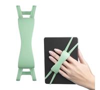 fKiZanthene Support de Liseuse en Silicone Vert, Accessoire pour Kindle Paperwhite/Kobo et Téléphones Tablettes, pour Lecture au Lit, Canapé et Transports Publics