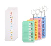 fKiZanthene Tableau Routine Enfant Lot de 4, To Do List Portable avec Feuilles Amovibles, Planning Routine Enfant pour Gestion des Tâches à la Maison ou à l’École