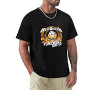 fkj Helloween - Pumpkins United Album Men Black Cotton T-Shirt XXL