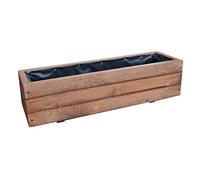 FKL DESIGN Home Deco Jardinière en Bois avec écrou D6 prêt à Assembler (Longueur 90 cm)