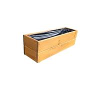 FKL DESIGN Home Deco Jardinière en Bois jardinière terrasse entièrement assemblée D27 chêne (Longueur 60 cm)