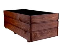 FKL DESIGN Home Deco Jardinière en Bois pour Jardin, terrasse, prête à Monter, 80 cm x 40 cm x 30 cm, D28 (Palissandre)