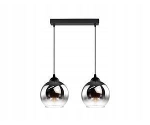 FKL DESIGN Home Deco Lampe de plafond lampe suspendue lampe suspendue lampe boule noire gris blanc 840-DH2D-ST