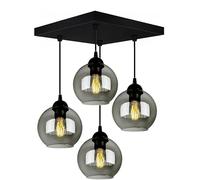 FKL DESIGN Home Deco Lampe de plafond lampe suspendue lampe suspendue lampe suspendue boule noire gris blanc 830-AZ4
