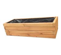 FKL DESIGN Home Deco Nouveau bac à Plantes en Bois Top Pot de Fleurs terrasse de Jardin entièrement assemblé D2 chêne (80 cm)