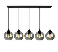 FKL DESIGN Home Deco Plafonnier - Lampe à suspension - Lampe murale - Lampe de table - Lampe à suspension sphérique - Noir/gris/blanc - Série N100 - Différentes variantes (BZ5)