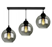 FKL DESIGN Home Deco Plafonnier Lampe suspendue Lampe murale Lampe de table Lampe suspendue Boule noir gris blanc Lampe de la série N100 différentes versions (BZ3)