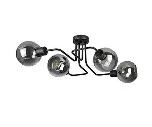 FKL DESIGN Home Deco Plafonnier suspendu - Lampe murale - Lampe de table - Lampe suspension sphérique - Noir/gris/blanc - Lampe de la série - Différentes variantes (EK4)