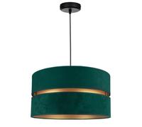 FKL DESIGN Home Deco - Suspension Table à Manger - Luminaires Suspendus & Suspensions - Plafonnier Suspendu - Abat-jour Suspension - Lampe de Salle à Manger - Salon - Lampe de Cuisine - (Vert foncé)