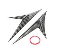 FKLJRRD Aile Latérale de Voiture pour Mitsubishi Pajero Sport 2011-2017,Autocollants D'aile pour Voitures Ailes Latérales Modifiées Aérations Latérales D'Aile,A-Carbon Fiber Look