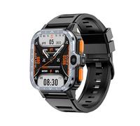 FKMBD Valdus PGD Montre intelligente Android pour homme GPS 16 G/64 Go ROM Stockage HD Double caméra NFC 2G 4G Carte SIM WiFi sans fil Accès rapide à Internet Montres Bluetooth (Noir)