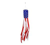 fkngcp American US Flag Windsock 4 Juillet Windsock Independence Day Wind Socks USA Style de décoration Patriotique 1 Drapeau américain