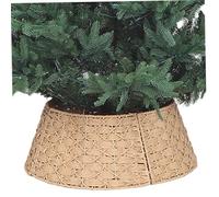 fkngcp Collier d'arbre de Noël 24 Pouces décoratif en Osier tissé Jupe d'arbre Anneau Support Couverture de Base pour Les décorations fête Noël à la Maison Jupe